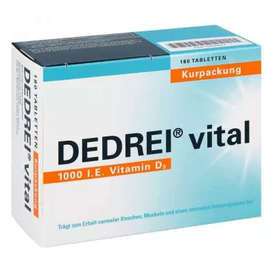 Confezione trattamento compresse Dedrei vital (180 pezzi) Confezione trattamento compresse Dedrei vital (180 pezzi)