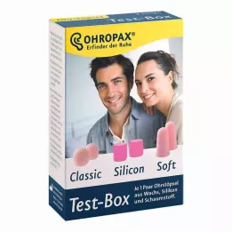 Ohropax test box 3 tipi di tappi per le orecchie (3x2 pezzi)