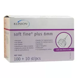 SOFT FINE più cannule 6 mm 31 G 0,25 mm, 110 pz