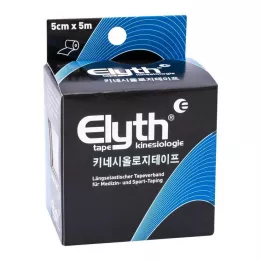 KINESIOLOGIE Nastro Elyth 5 cmx5 m nero, 1 pz