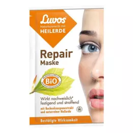 LUVOS Maschera di riparazione della terra curativa Cosmetici naturali, 2X7,5 ml