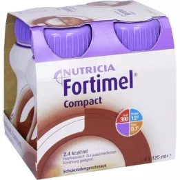 FORTIMEL Compatto 2.4 Gusto cioccolato, 4X125 ml