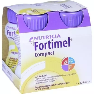 FORTIMEL Compatto 2.4 Sapore di banana, 4X125 ml