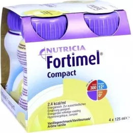 FORTIMEL Compatto 2.4 Aroma Vaniglia, 4X125 ml