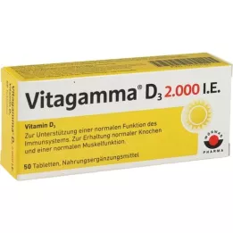 VITAGAMMA D3 2.000 U.I. vitamina D3 NEM compresse, 50 pz