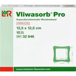 VLIWASORB Pro superabsorb.comp.sterile 12,5x12,5 cm, 10 pz