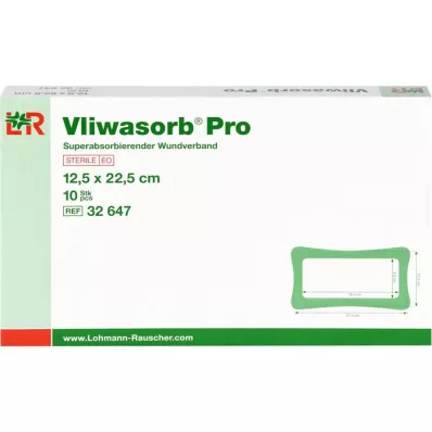 VLIWASORB Pro superabsorb.comp.sterile 12,5x22,5 cm, 10 pz