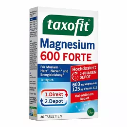 TAXOFIT Magnesio 600 FORTE Compresse di deposito, 30 pz