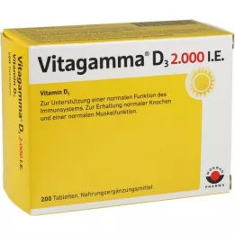 VITAGAMMA D3 2.000 U.I. vitamina D3 NEM compresse, 200 pz