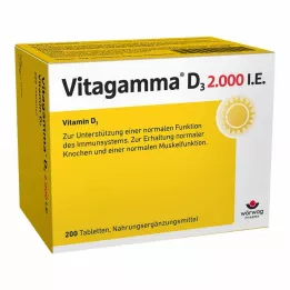 VITAGAMMA D3 2.000 U.I. vitamina D3 NEM compresse, 200 pz