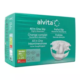 ALVITA Pantaloni per incontinenza all-in-one super medium day, 24 pz