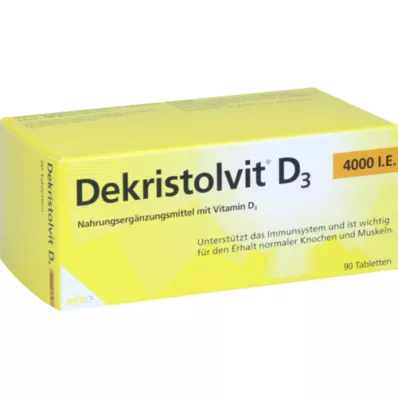 DEKRISTOLVIT D3 4.000 U.I. compresse, 90 pz