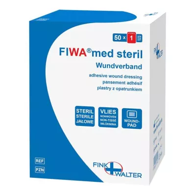 Medicazione per ferite sterile 10x25 cm, 50 pz