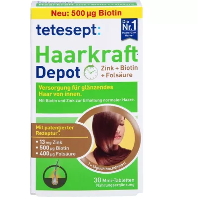 TETESEPT Hair Power Depot compresse rivestite con film, 30 pezzi