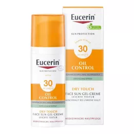 EUCERIN Gel-crema solare Olio Contr.Anti-Gl.Eff.LSF 30, 50 ml