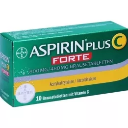 ASPIRIN plus C forte 800 mg/480 mg compresse effervescenti, 10 pz