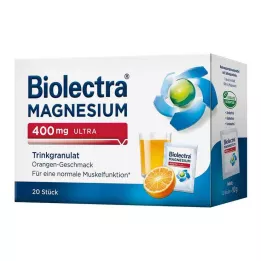 BIOLECTRA Magnesio 400 mg ultra Trinkgran.Orange, 20 pz