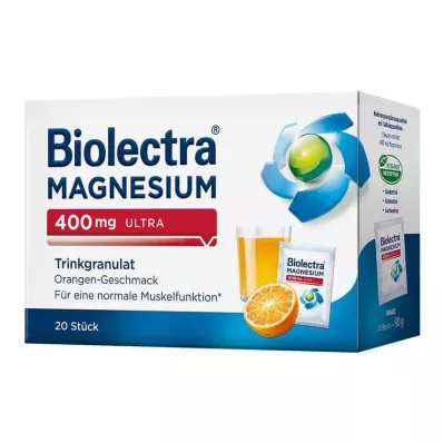 Biolectra Magnesium 400 mg granulato ultra potabile arancione, 20 pz