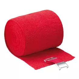 HÖGA-LASTIC Color Ideal Bandage 8 cmx5 m rosso, 1 pz