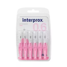 INTERPROX scovolino interdentale nano rosa in blister, 6 pz
