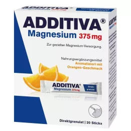 Additiva Magnesium 375 mg Sticks Arancione, 20 pz