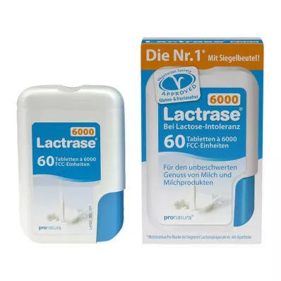 Lactrase 6.000 FCC compresse in dispenser a scatto, 60 pz