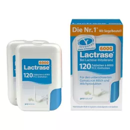 LACTRASE 6.000 FCC Tbl.in click dispenser confezione doppia, 2X120 pz