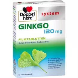 DOPPELHERZ Ginkgo 120 mg sistema di compresse rivestite con film, 30 pz