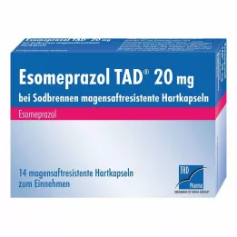 ESOMEPRAZOL TAD 20 mg per bruciore di stomaco msr.capsule rigide, 14 pz