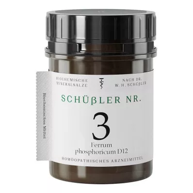 SCHÜSSLER No.3 Ferrum phosphoricum D 12 Compresse, 400 pz SCHÜSSLER No.3 Ferrum phosphoricum D 12 Compresse, 400 pz