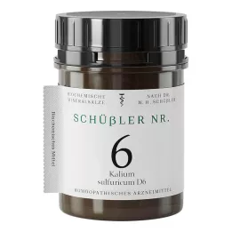 SCHÜSSLER NR.6 Kalium sulphuricum D 6 compresse, 1000 pz