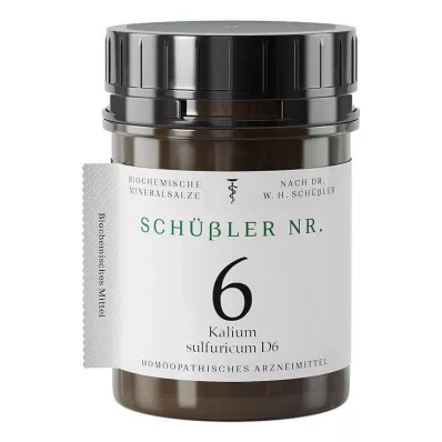 SCHÜSSLER NR.6 Kalium sulphuricum D 6 compresse, 1000 pz