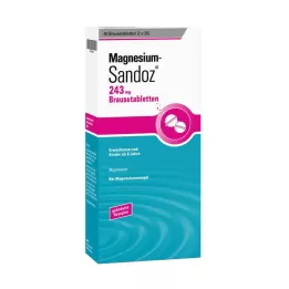 MAGNESIUM SANDOZ 243 mg Compresse effervescenti, 40 pz