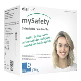 DIAMET penna di sicurezza mySafety Kan.31 G 0,25x8 mm, 100 pz