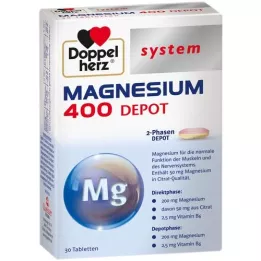 DOPPELHERZ Magnesio 400 compresse del sistema Depot, 30 pz