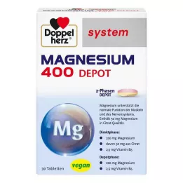 DOPPELHERZ Magnesio 400 compresse del sistema Depot, 30 pz