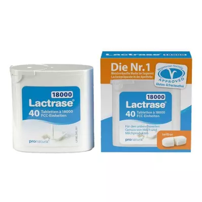 Lactrase 18.000 FCC compresse in dispenser, 40 pz Lactrase 18.000 FCC compresse in dispenser, 40 pz