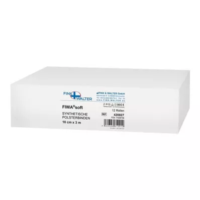 Benda con imbottitura sintetica 10 cm x 3 m non sterile, 12 pezzi Benda con imbottitura sintetica 10 cm x 3 m non sterile, 12 pezzi
