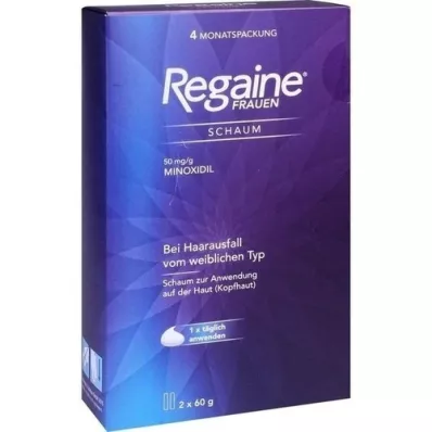 REGAINE Schiuma per donne 50 mg/g, 2X60 g