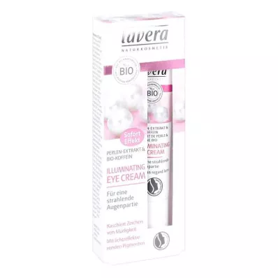 Crema contorno occhi illuminante Lavera Pearl (15 ml)