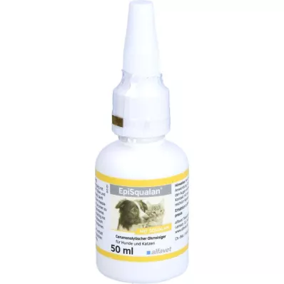 EPISQUALAN Detergente auricolare per cani/gatti, 50 ml