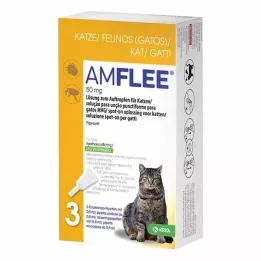 AMFLEE 50 mg soluzione spot-on per gatti, 3 pz