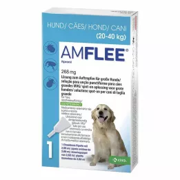 AMFLEE 268 mg soluzione spot-on per cani di taglia grande 20-40 kg, 3 pz