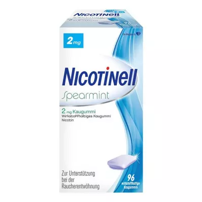 NICOTINELL Gomma da masticare alla menta 2 mg, 96 pezzi NICOTINELL Gomma da masticare alla menta 2 mg, 96 pezzi