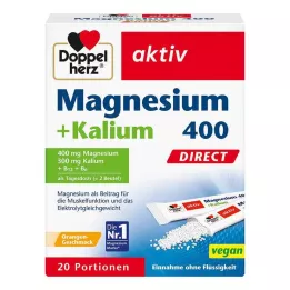 DOPPELHERZ Magnesio+potassio DIRECT bustina, 20 pz