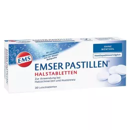 EMSER Pastiglie senza mentolo, 30 pezzi
