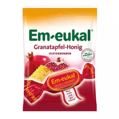 EM-EUKAL Caramelle Melograno Miele zuccherato, 75 g