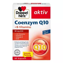 DOPPELHERZ Capsule di vitamine Coenzima Q10+B, 60 Capsule