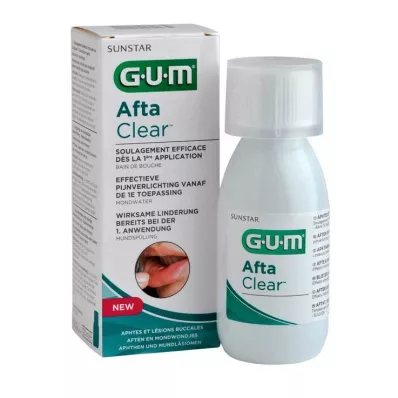 GUM Afta Clear Collutorio, 120 ml