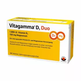 VITAGAMMA D3 Duo 1.000 I.E Vit.D3 150mg Magnes.NEM, 50 pz